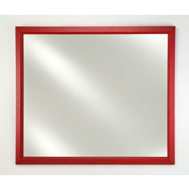Afina Corporation Framed Mirror 30X36 Brushed Satin Silver Plain