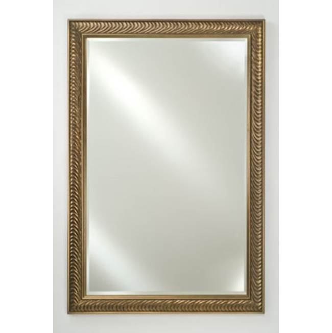 Afina Corporation Framed Mirror 24X30 Tribeca Satin Silver Beveled