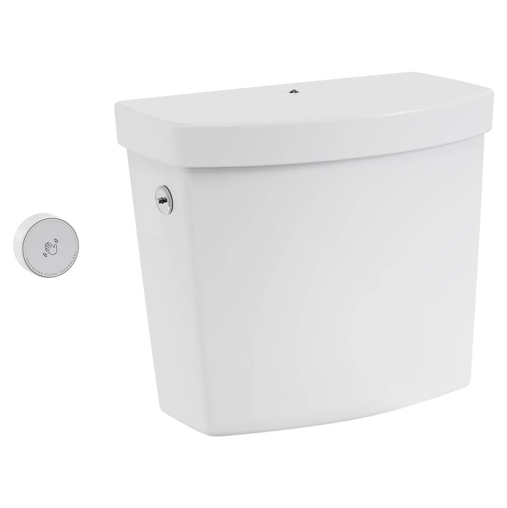 American Standard Cadet Touchless 1.28 gpf Single Flush Toilet Tank Only with Locking Device