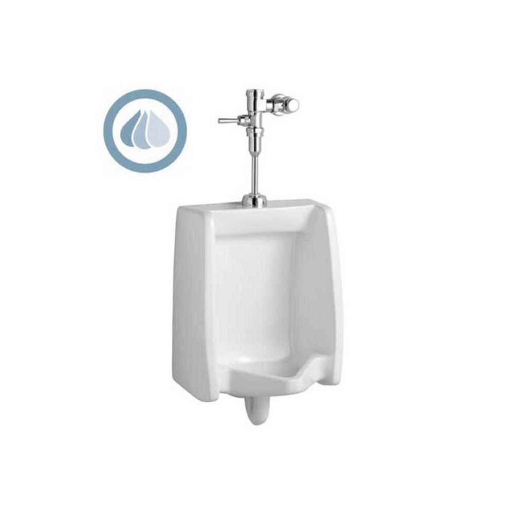 American Standard Washbrook® Urinal System with Manual Piston Flush Valve, 0.5 gpf/1.9 Lpf