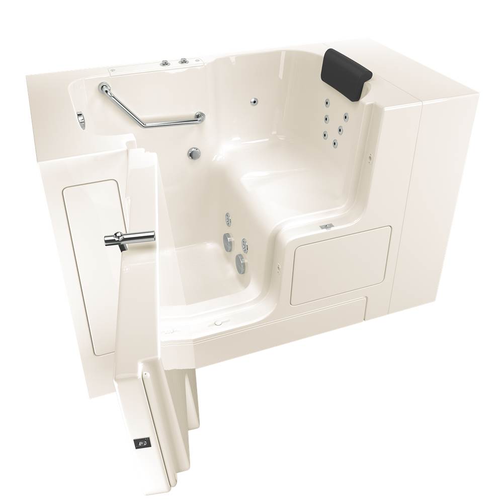 American Standard Gelcoat Premium Series 32 x 52 -Inch Walk-in Tub With Whirlpool System - Left-Hand Drain