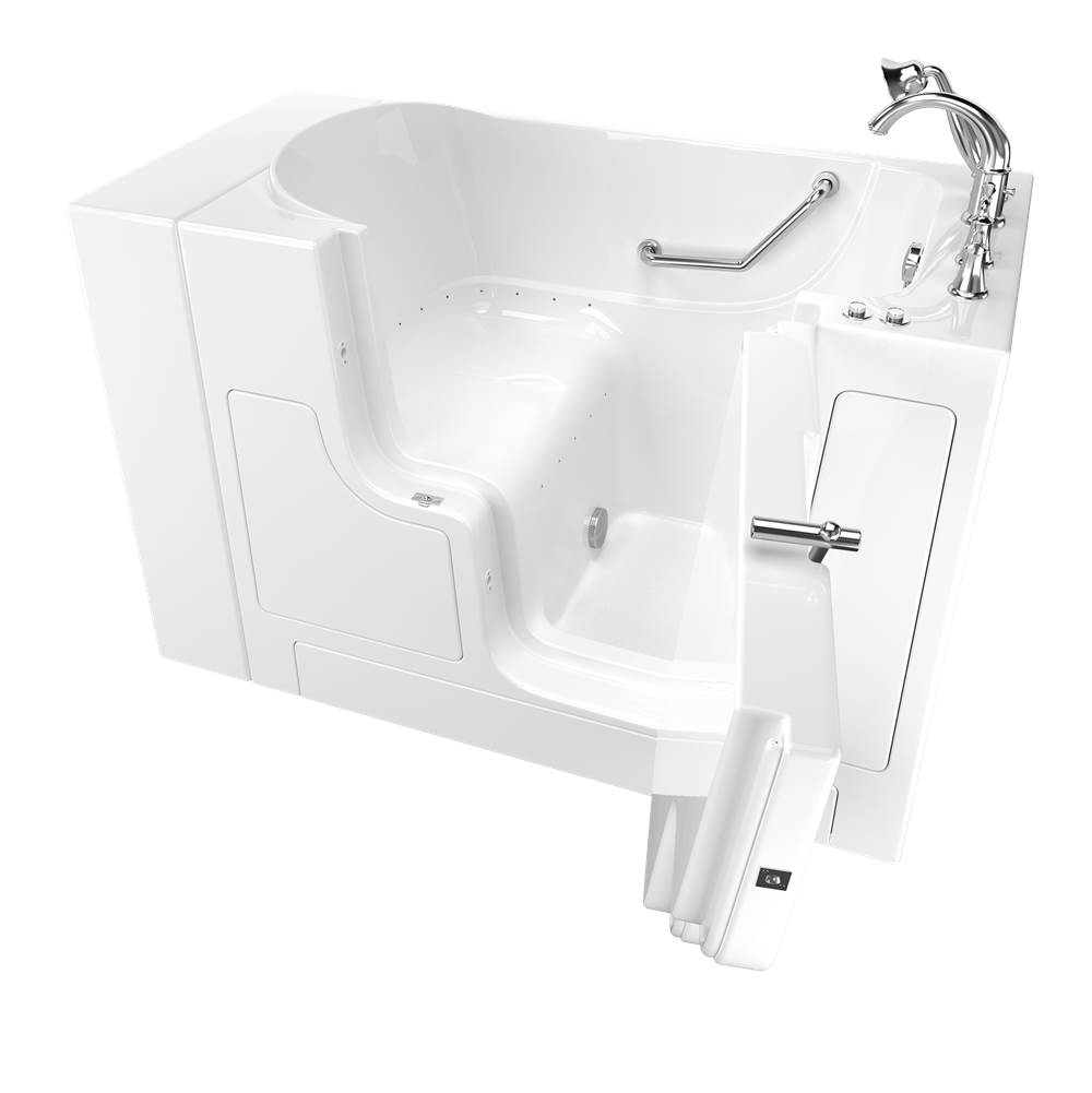 American Standard Gelcoat Premium Series 30 in. x 52 in. Outward Opening Door Walk-In Bathtub with Air Spa system
