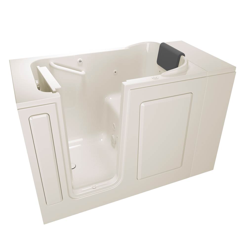 American Standard Gelcoat Premium Series 28 x 48-Inch Walk-in Tub With Whirlpool System - Left-Hand Drain