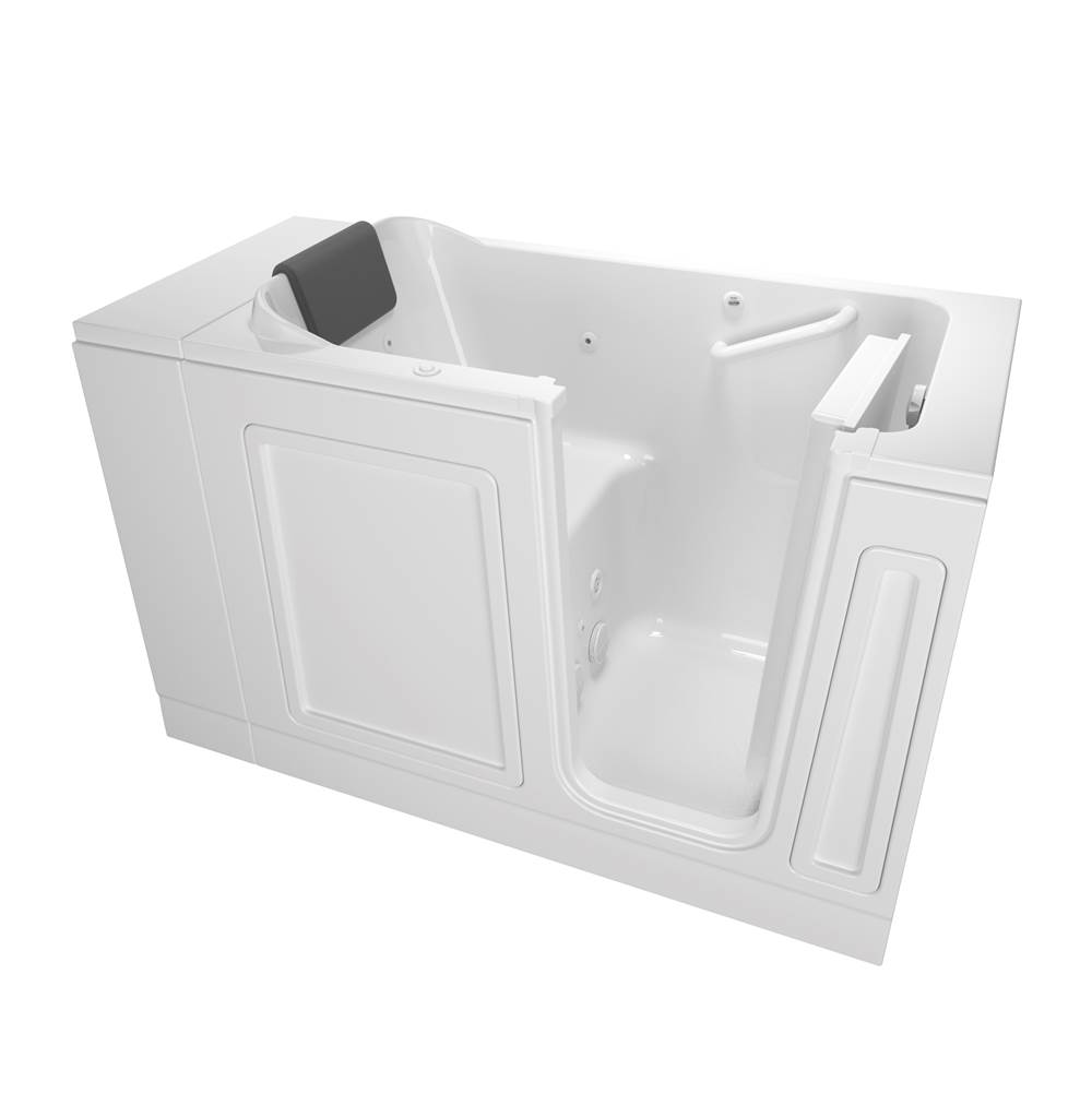 American Standard Acrylic Luxury Series 28 x 48-Inch Walk-in Tub With Whirlpool System - Right-Hand Drain
