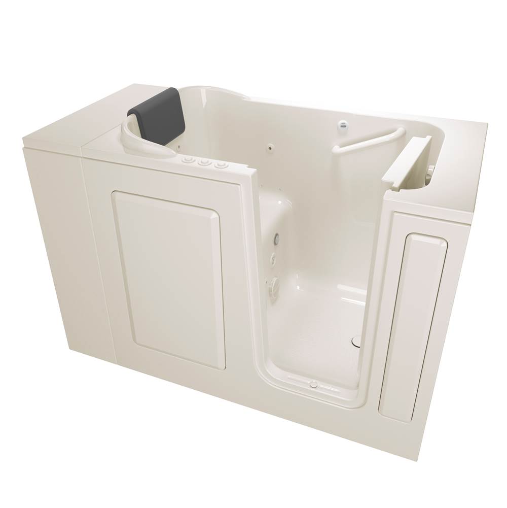American Standard Gelcoat Premium Series 28 x 48-Inch Walk-in Tub With Combination Air Spa and Whirlpool Systems - Right-Hand Drain