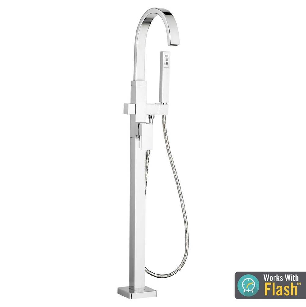 American Standard Contemporary Square Freestanding Bathtub Faucet With Lever Handle for Flash® Rough-In Valve
