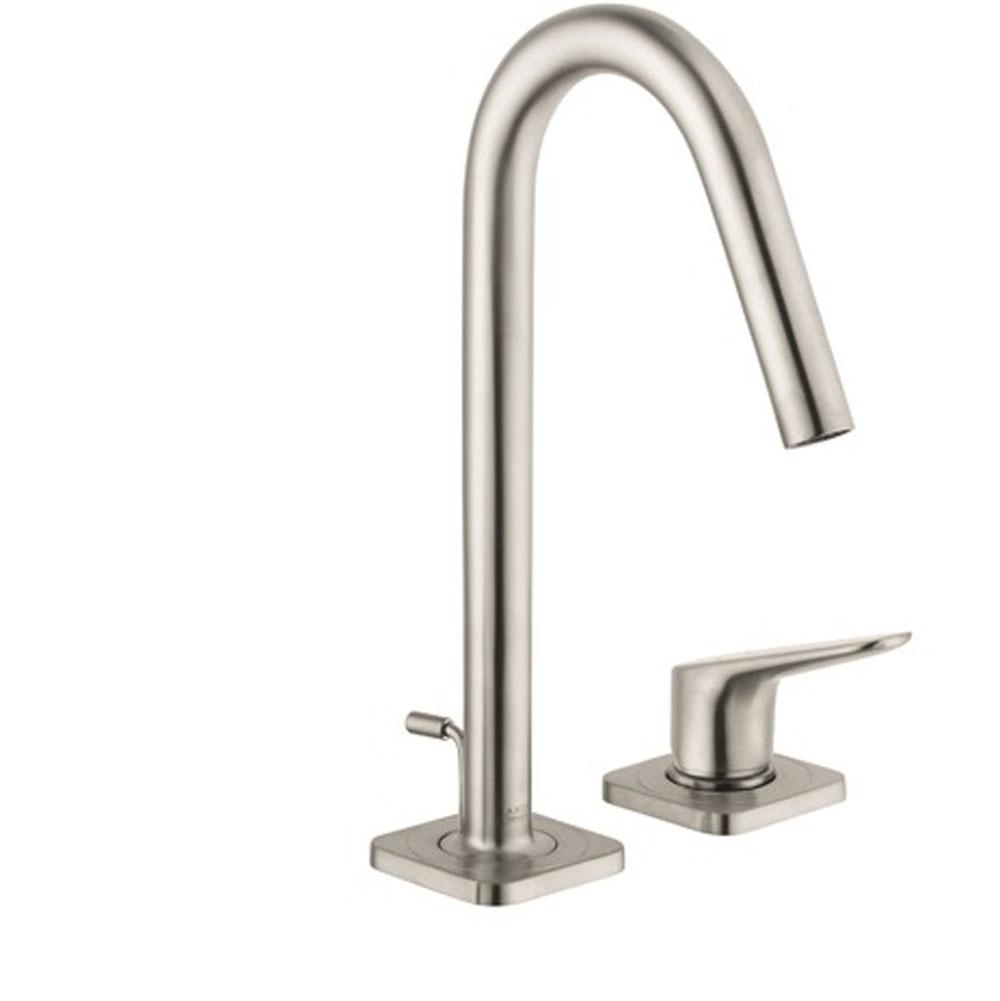 Axor Citterio M 2-Hole Single-Handle Faucet 160 with Pop-Up Drain, 1.2 GPM in Brushed Nickel