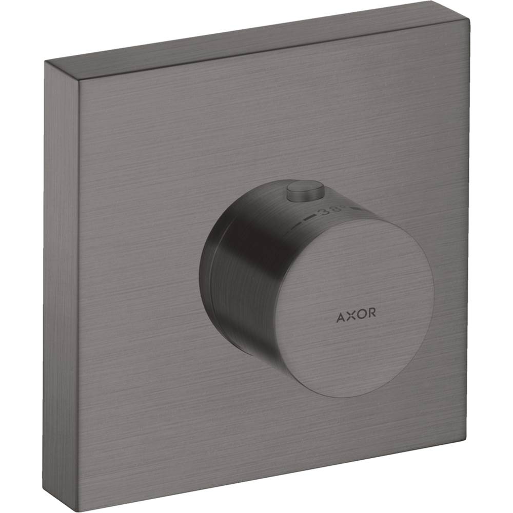Axor ShowerSolutions Thermostatic Trim 5'' x 5'' in Brushed Black Chrome