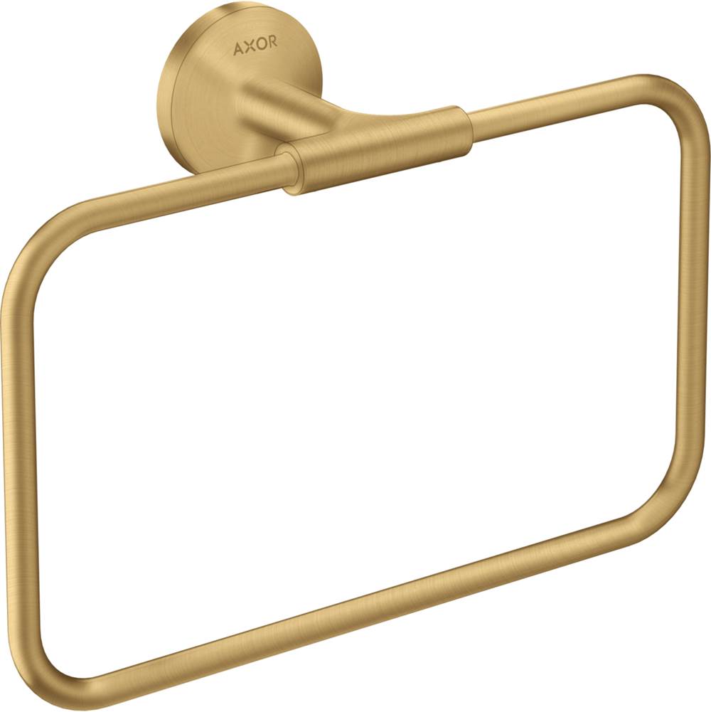 Axor Universal Circular Towel Ring in Brushed Gold Optic