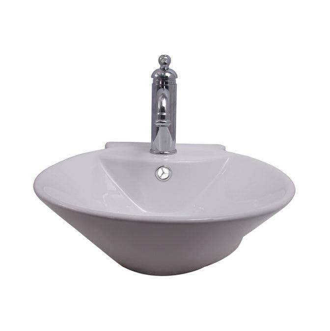 Barclay Mimi 17''  Wall Hung Basin withOverflow, White