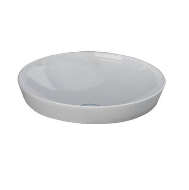 Barclay Variant 14'' Round Drop-InBasin in White