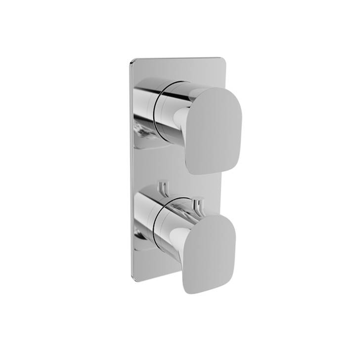 BARiL Complete Thermostatic Pressure Balanced Shower Control Valve With 2-Way Diverter (Shared Ports)