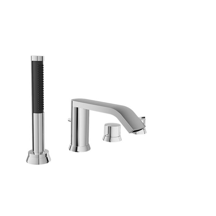 BARiL 4-Piece Deck Mount Tub Filler With Hand Shower