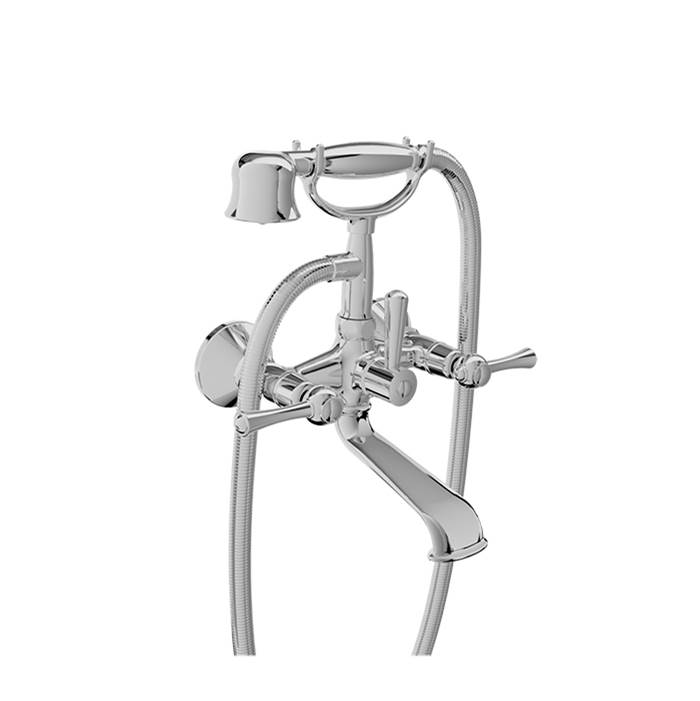 BARiL Exposed tub-shower mixer with hand shower