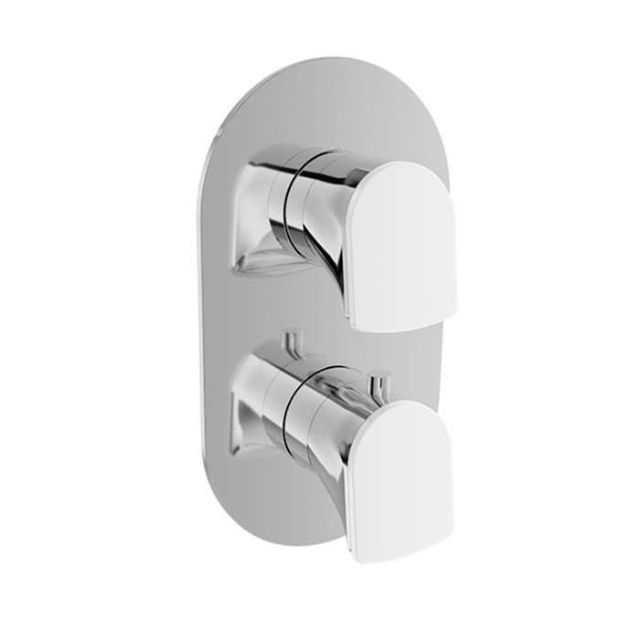 BARiL Trim Only For Thermostatic Pressure Balanced Shower Control Valve With 3-Way Diverter