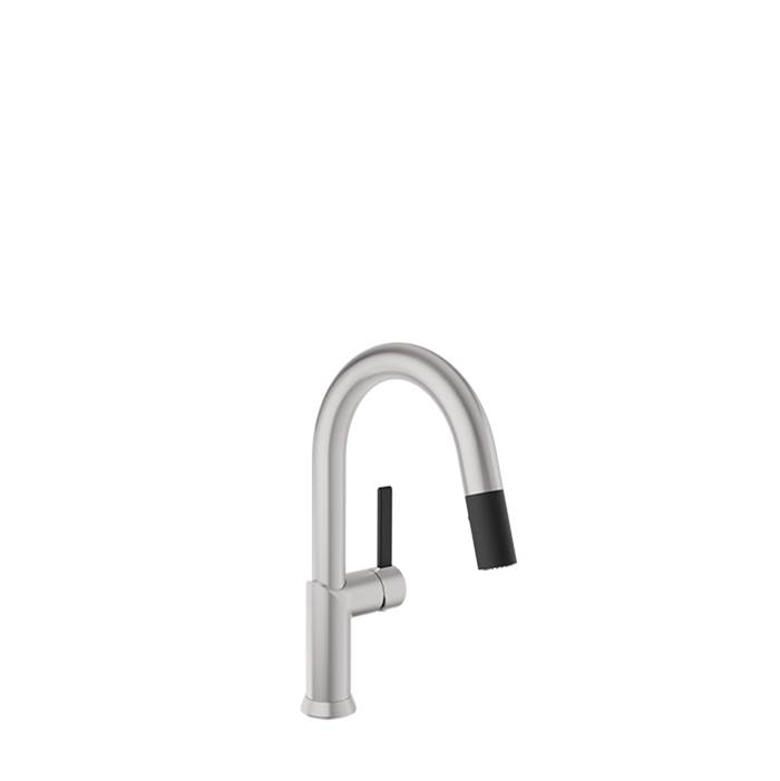 BARiL Single hole bar / prep kitchen faucet with 2-function pull-down spray