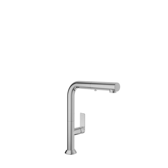 BARiL Single Hole Kitchen Faucet With 2-Function Pull-Out Spray