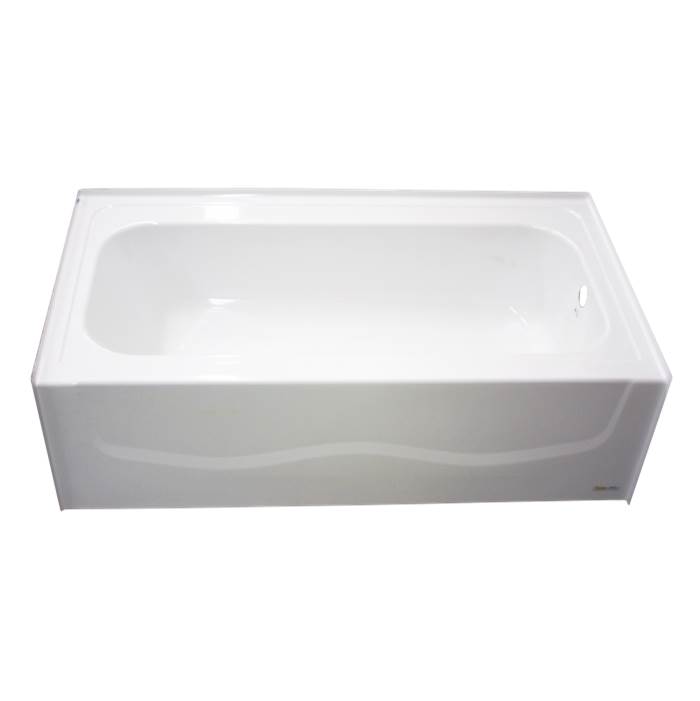 Clarion Bathware 60'' Tub W/ 17 1/2'' Apron - Right Or Left Hand Drain