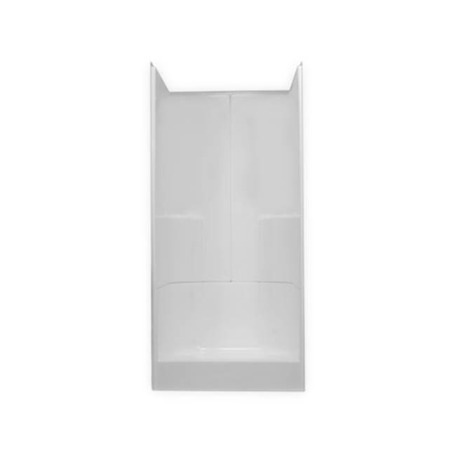 Clarion Bathware 36'' 3-Piece Shower W/ 7'' Threshold - Center Drain