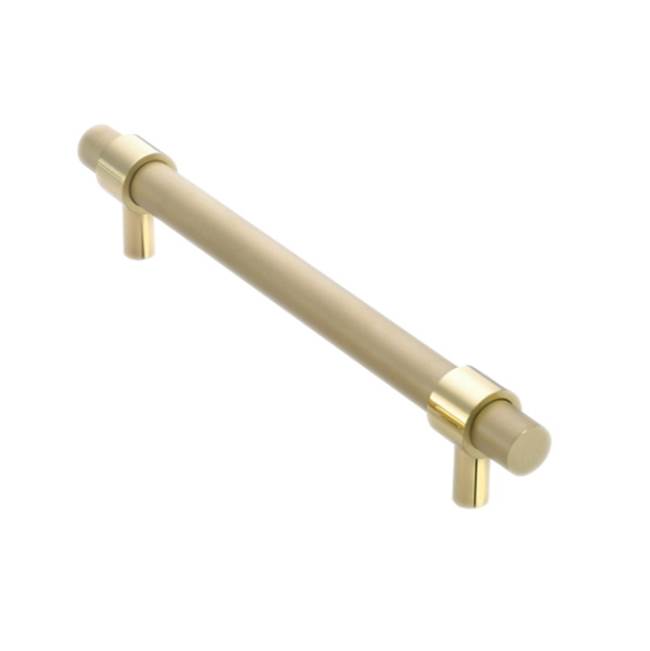Colonial Bronze Cabinet, Appliance, Door and Shower Pull Hand Finished in Satin Brass and Satin Brass