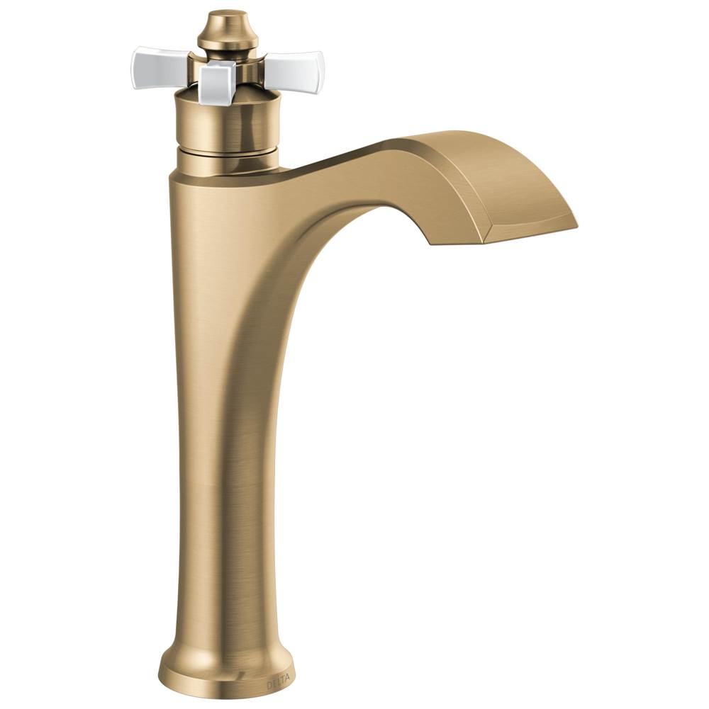 Delta Faucet Dorval™ Single Handle Mid-Height Vessel Bathroom Faucet