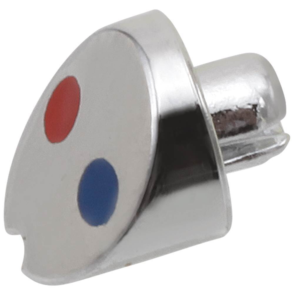 Delta Faucet Collins™ Button - Red / Blue - Finished