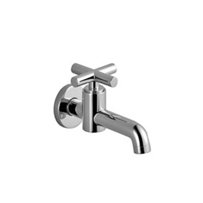 Dornbracht Pillar-Tap, Wall-Mounted Cold Water Only In Platinum