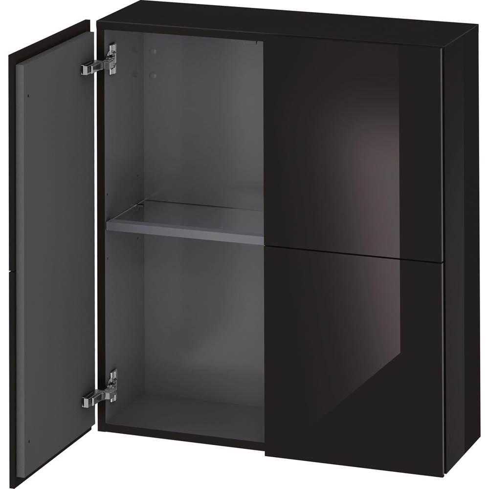 Duravit L-Cube Semi-Tall Cabinet Black