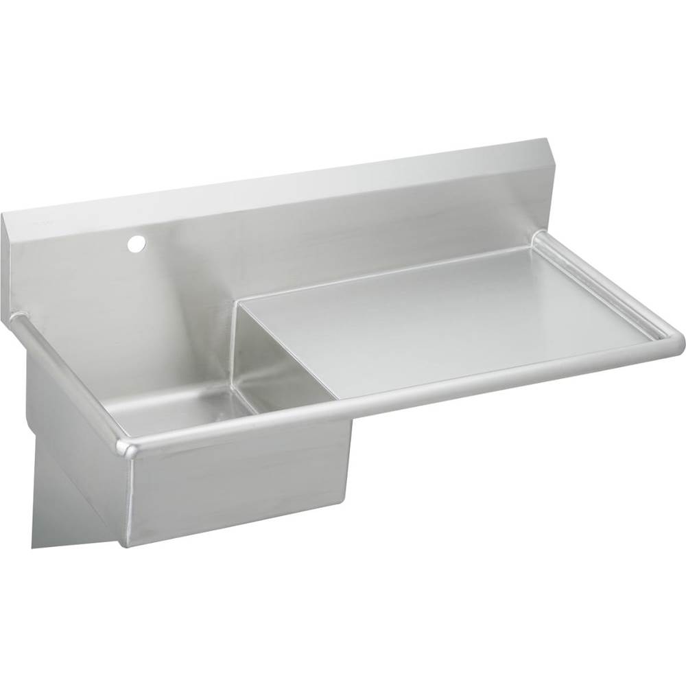 Elkay Stainless Steel 49-1/2'' x 24'' x 10, Wall Hung Service Sink