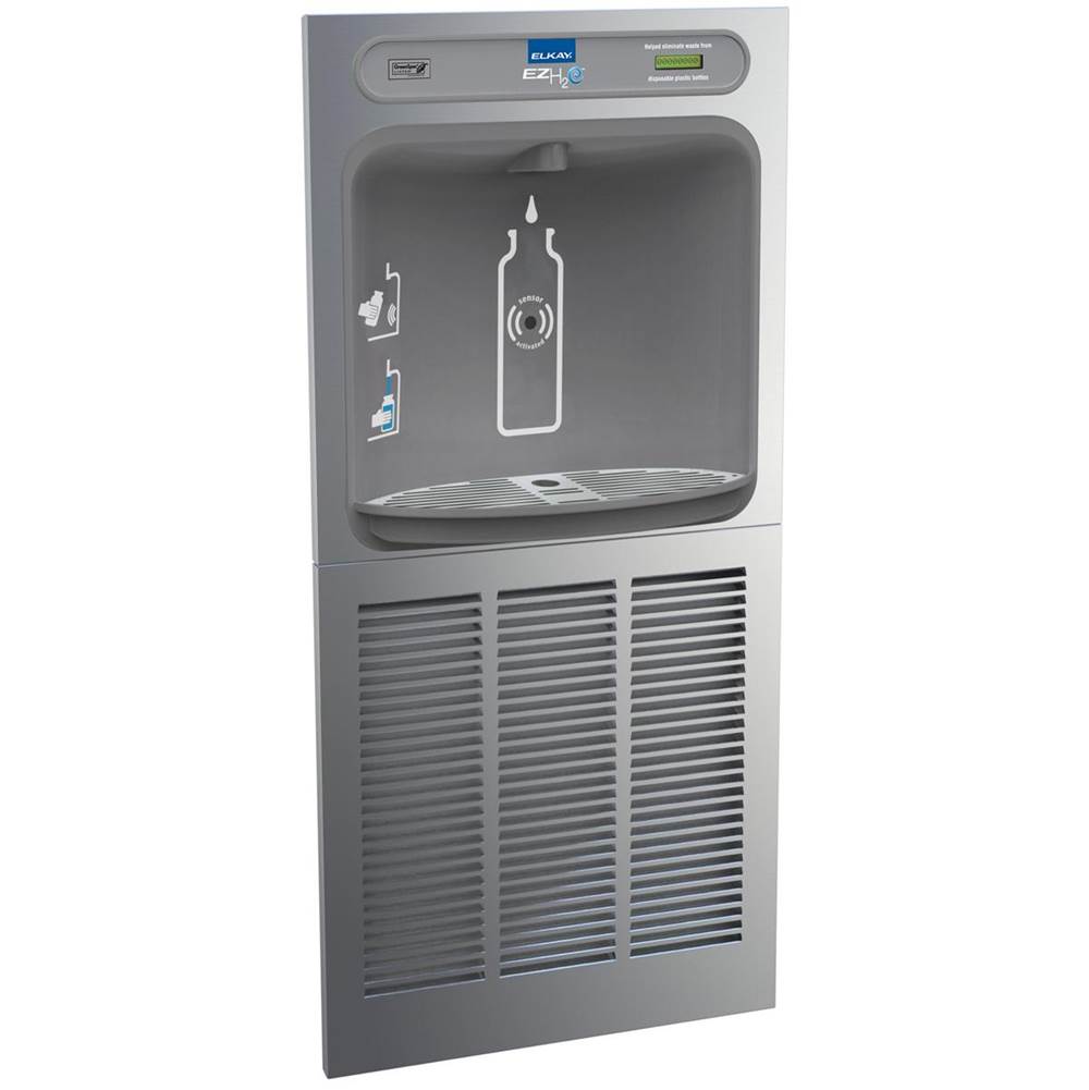 Elkay ezH2O In-Wall Bottle Filling Station, High Efficiency Non-Filtered Refrigerated Stainless