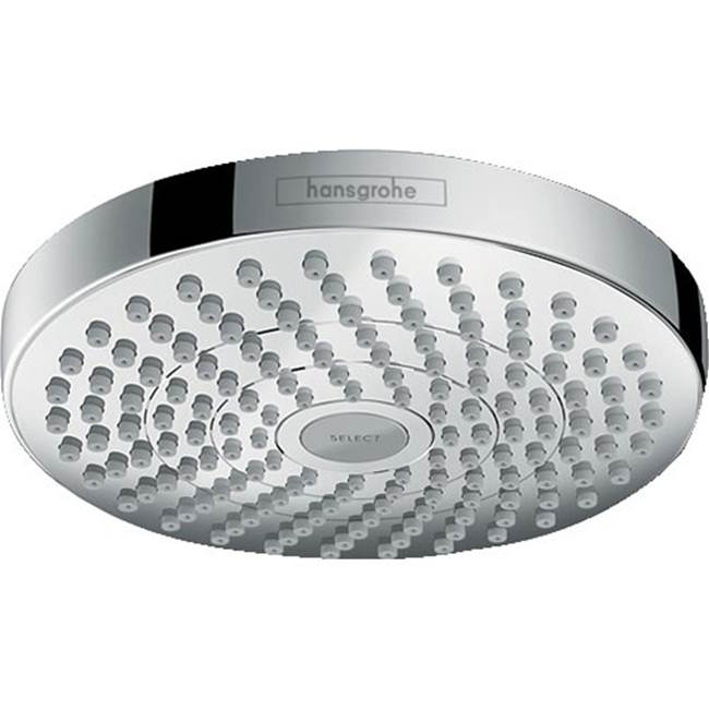 Hansgrohe Croma Select S Showerhead 180 2-Jet, 2.5 GPM  in Chrome
