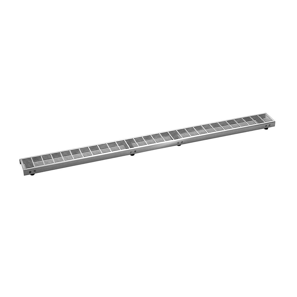 Infinity Drain 24'' Perforated Slotted Pattern Grate for FXIG 65/FFIG 65/FCBIG 65/FCSIG 65/FTIG 65 in Polished Stainless
