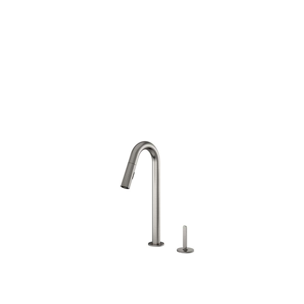 Home Refinements by Julien Pull-Down Faucet W/ Remote Lever Apex, Polished Chrome