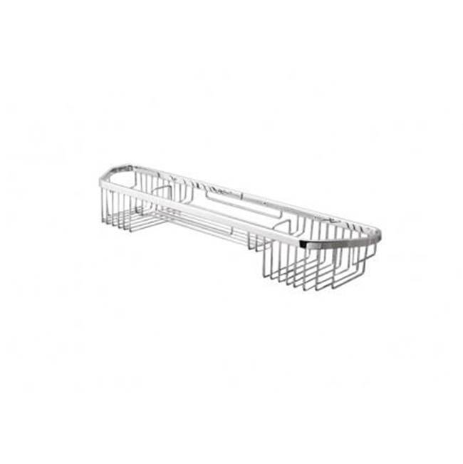 Kartners Bath & Shower Baskets - Wire Basket-Brushed Chrome
