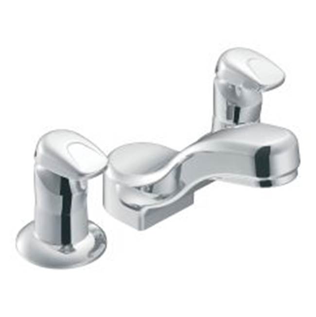 Moen Commercial Chrome two-handle metering lavatory faucet