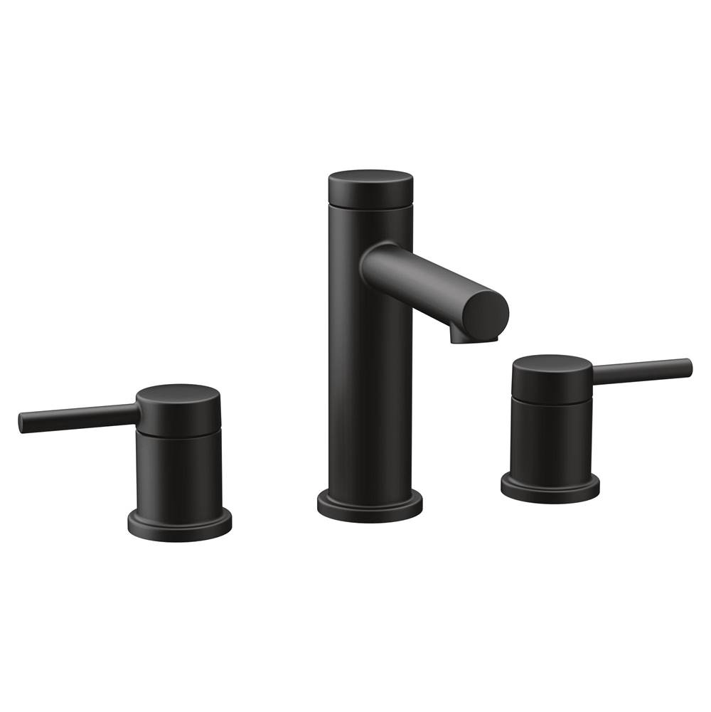 Moen Align 8 in. Widespread 2-Handle Bathroom Faucet Trim Kit in Matte Black (Valve Sold Separately)