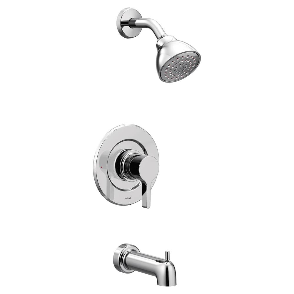 Moen Vichy Single-Handle Eco-Performance Posi-Temp Tub and Shower Faucet Trim Kit in Chrome (Valve Sold Separately)