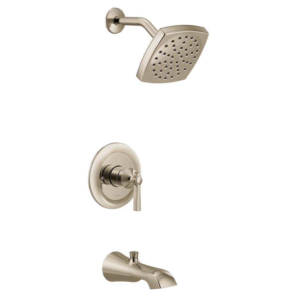 Moen Flara M-CORE 3-Series 1-Handle Eco-Performance Tub and Shower Trim Kit in Polished Nickel (Valve Sold Separately)