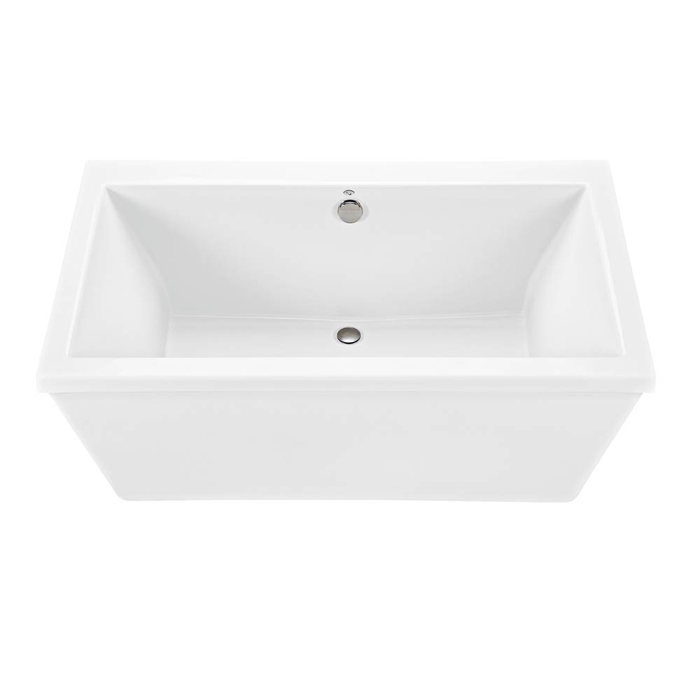 MTI Baths Kahlo 3 Acrylic Cxl Freestanding Faucet Deck Air Bath Elite - White (60X36)