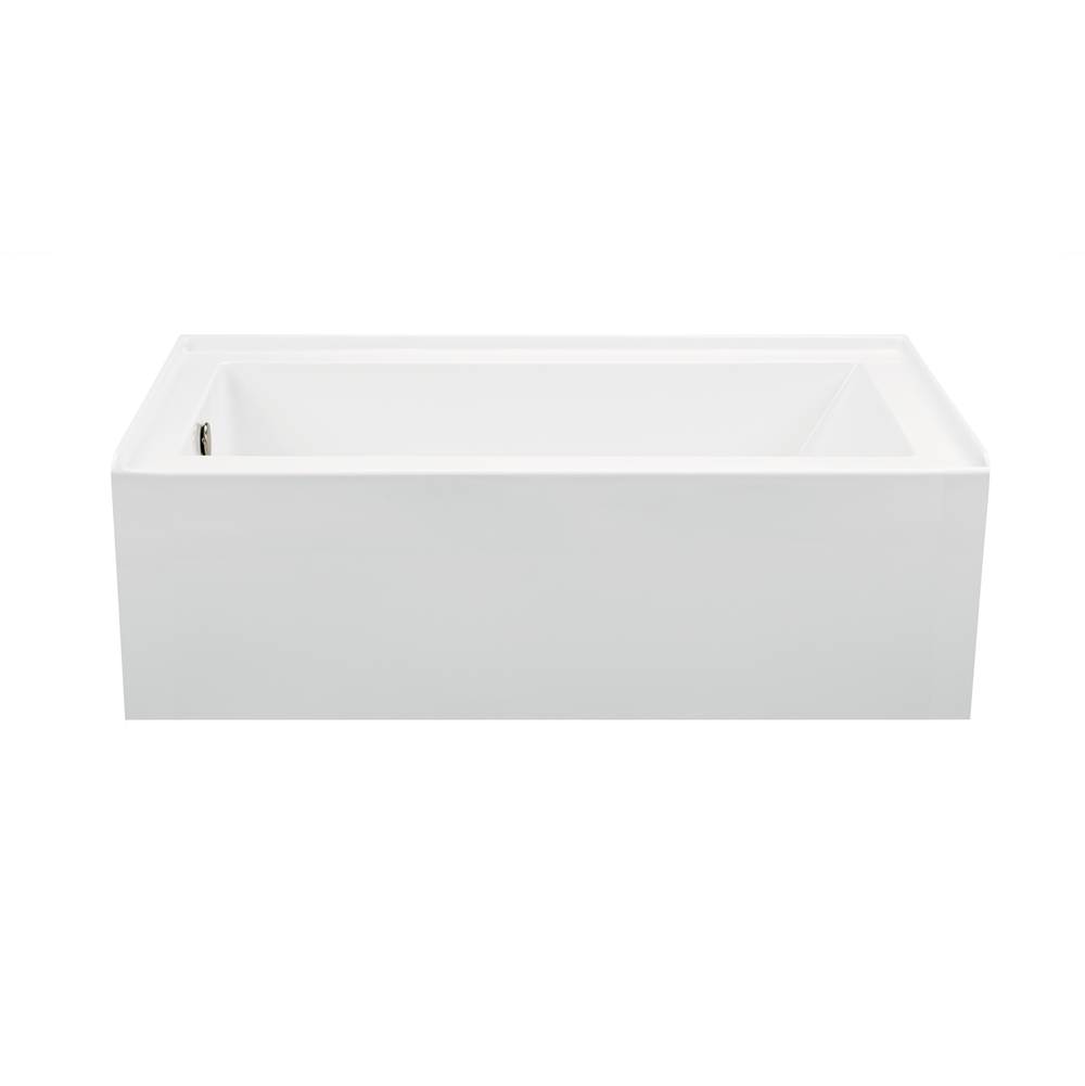 MTI Baths Cameron 1 Acrylic Cxl Integral Skirted Rh Drain Soaker - White (60X32)