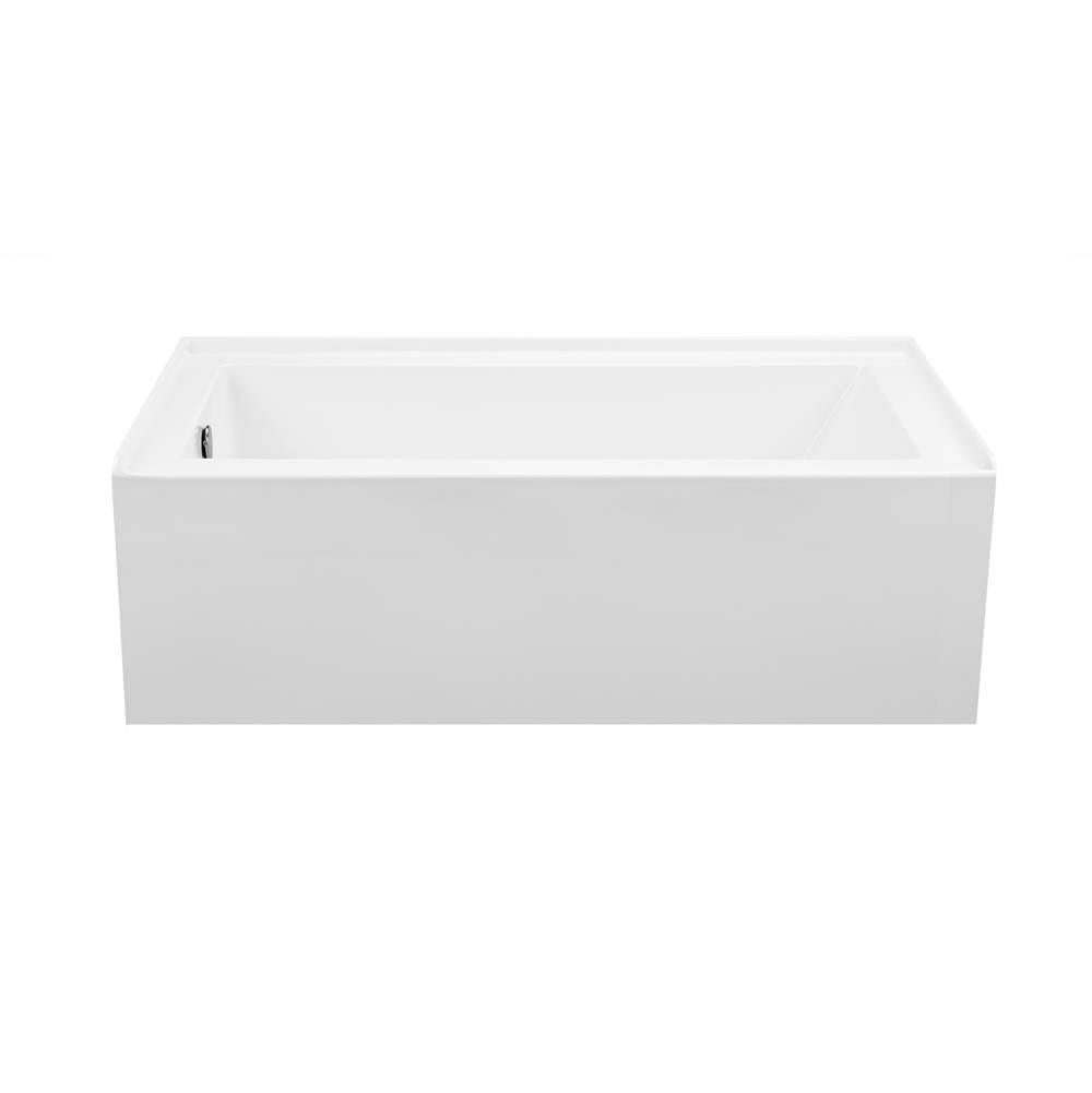 MTI Baths Cameron 2 Acrylic Cxl Integral Skirted Lh Drain Soaker - Biscuit (60X30)