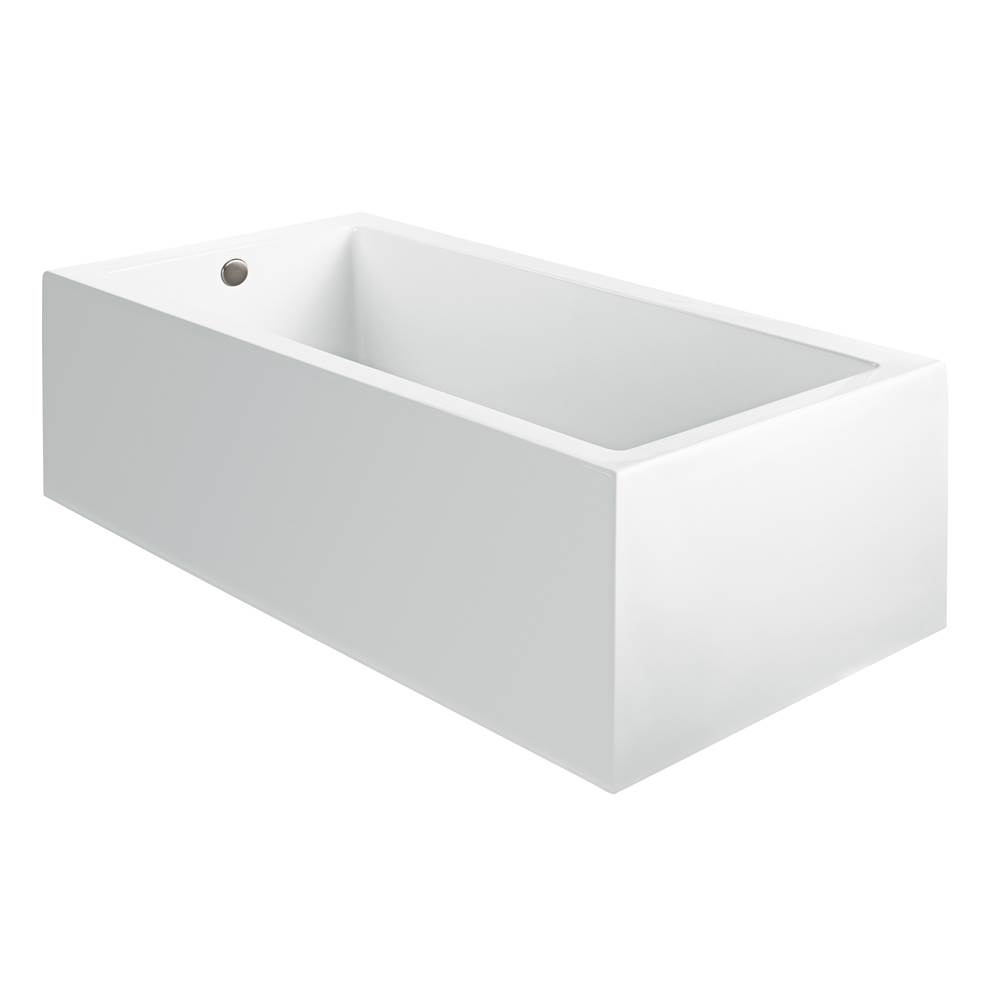 MTI Baths Andrea 23A Acrylic Cxl Sculpted 2 Side Air Bath Elite - White (65.75X36)