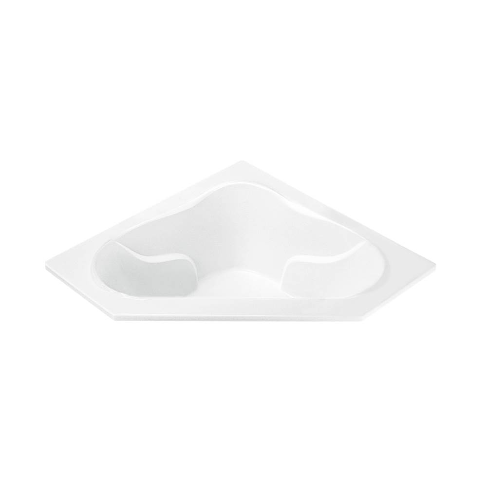 MTI Baths Cayman 2 Acrylic Cxl Drop In Corner Air Bath Elite/Ultra Whirlpool- White (54X54)