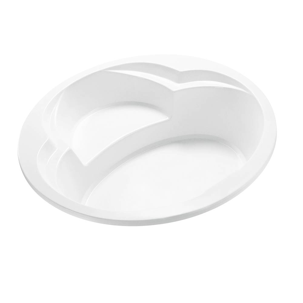 MTI Baths Rendezvous 1 Acrylic Cxl Drop In Air Bath/Ultra Whirlpool - White (69X69)