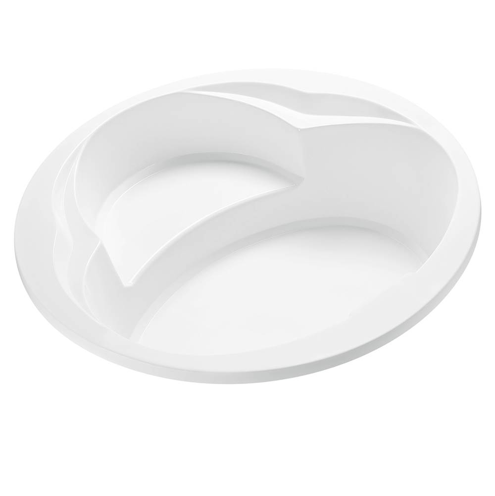 MTI Baths Rendezvoux 2 Acrylic Cxl Drop In Air Bath/Ultra Whirlpool - Biscuit (60X60)