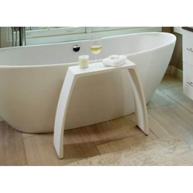 MTI Baths Sculpturestone Tub Tray - Matte White