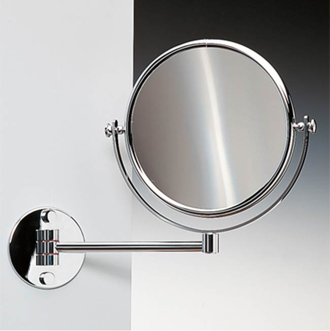 Nameeks Wall Mounted Brass Double Face 3x Magnifying Mirror