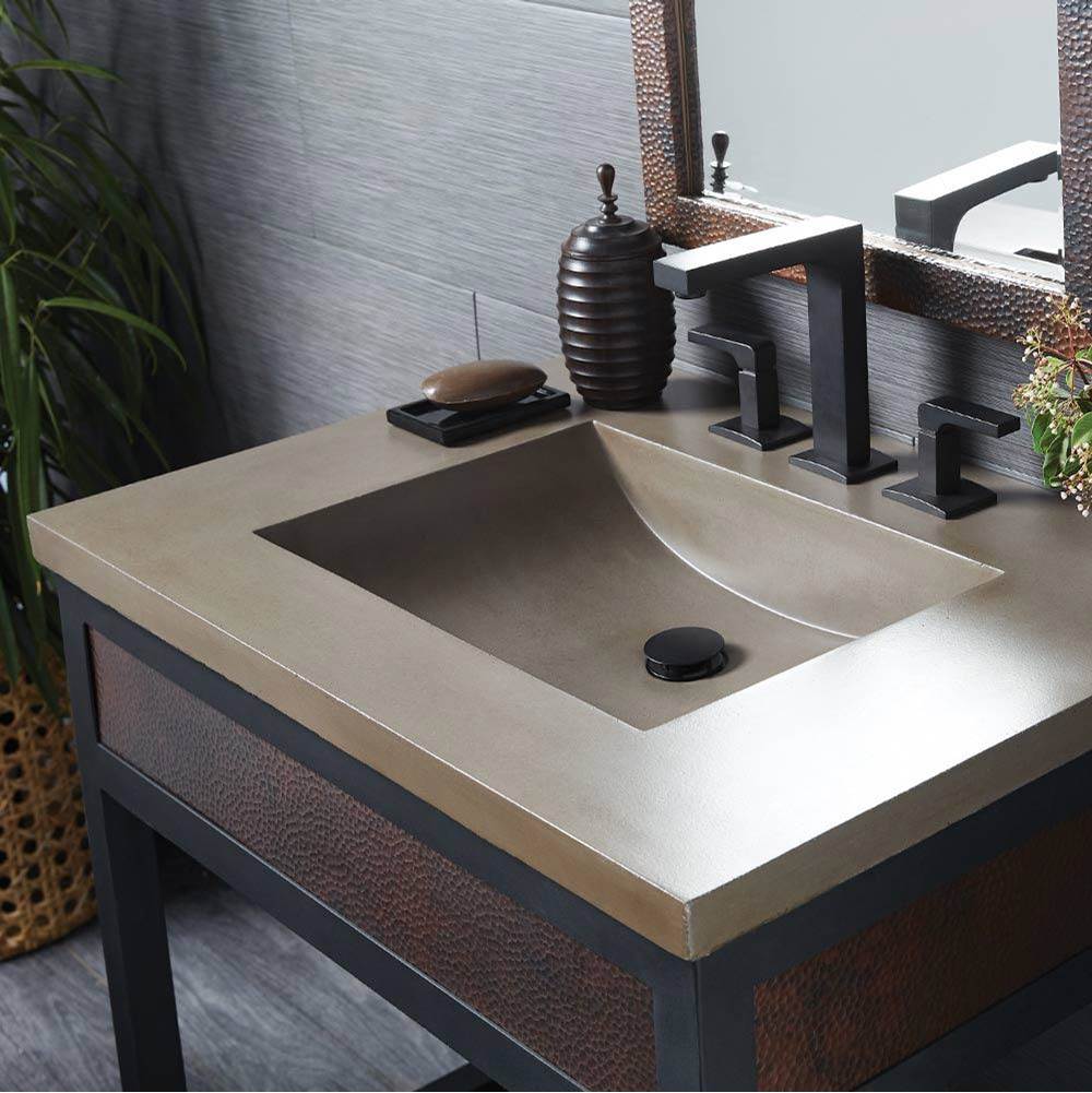 Native Trails 30'' Palomar Vanity Top with Integral Bathroom Sink in Earth-Single faucet hole