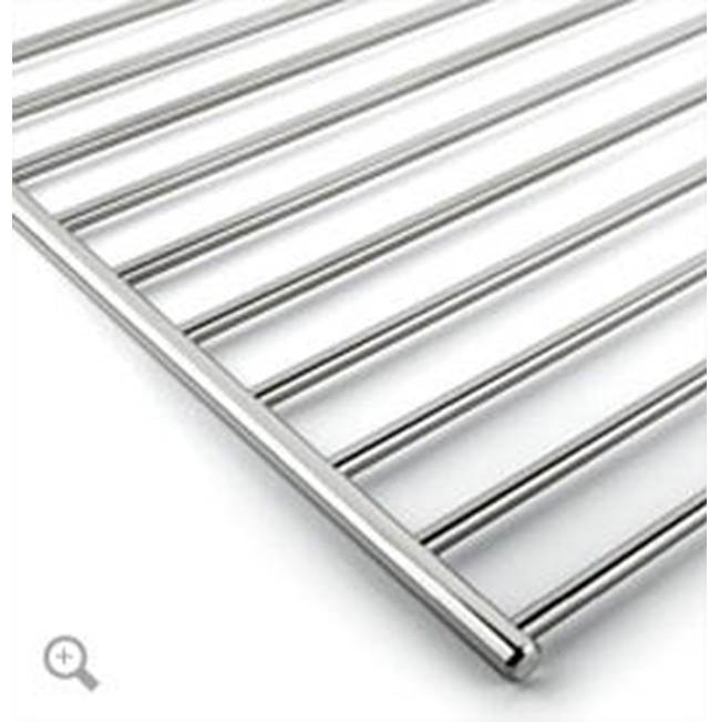 Palmer Industries Tubular Shelf Up To 90'' in Polished Nickel Un-Lacquered