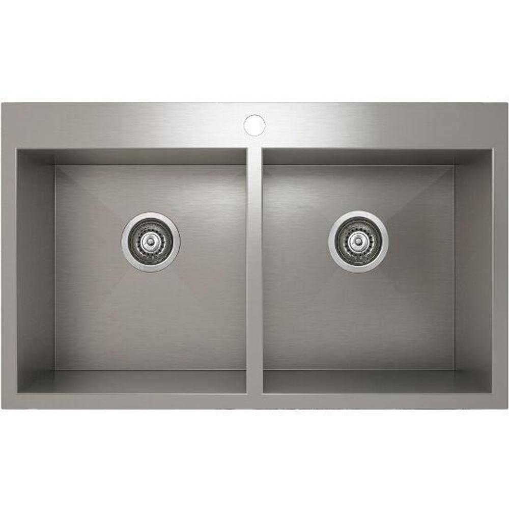 Prochef by Julien ProInox H0 sink topmount, double L15X16X9 R15X16X9